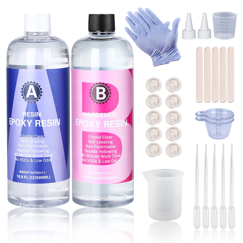 Resin Art Ratio - Zestaw żywicy epoksydowej Crystal Clear, żywica