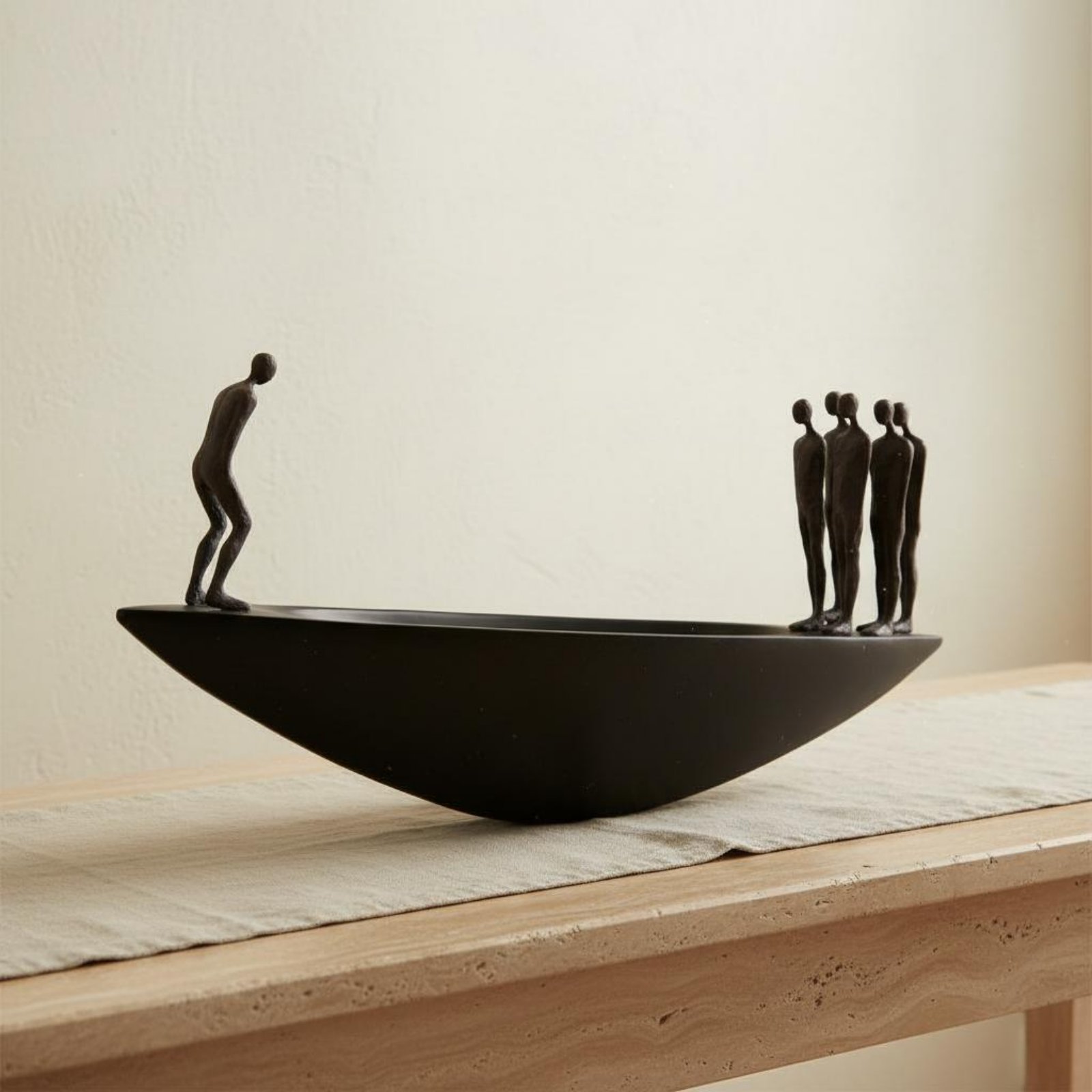 Resin Art And Design - Nowoczesna statuetka żaglówki z żywicy, artystyczna