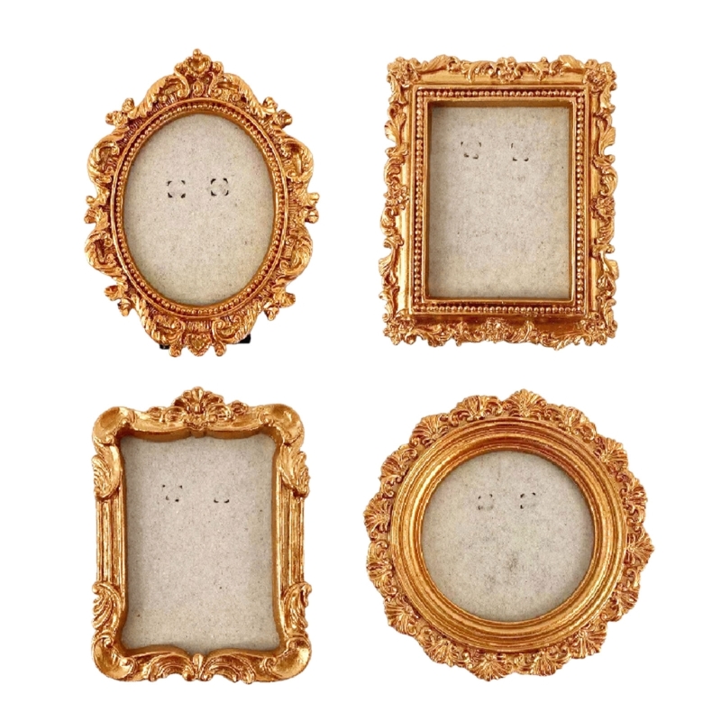Resin Art Photo Frame - Y1UD Mini ramka na zdjęcia Retro