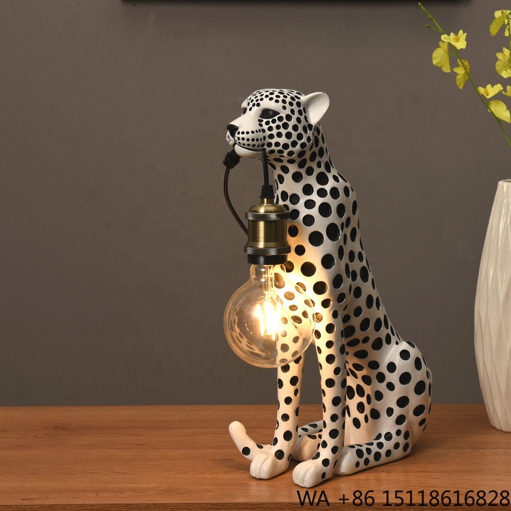 Resin Art Lamp - Nowoczesna rzeźba z żywicy przedstawiająca zwierzę