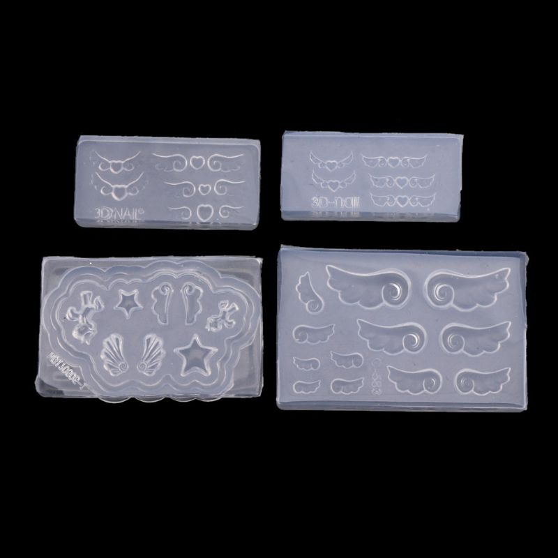 Resin Art Earrings Material - DIY ozdoby do paznokci dostarcza szablony