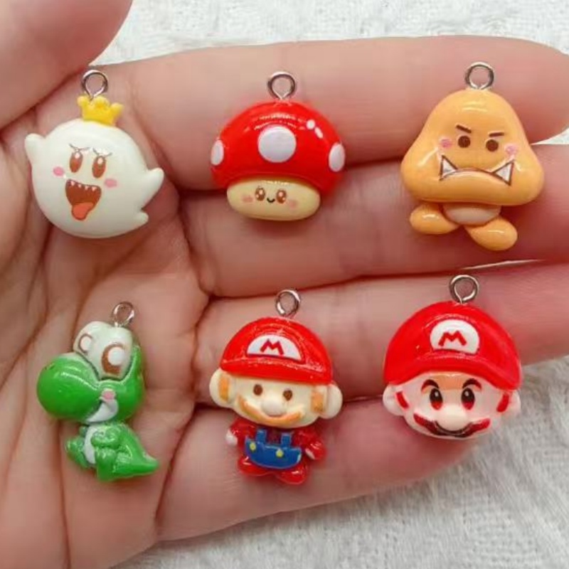 Resin Art Gift Ideas - 10 szt. żywicznych zawieszek z motywami