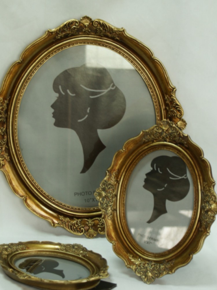 Resin Art Photo Frame - Owalna dekoracja ramka na zdjęcia salon