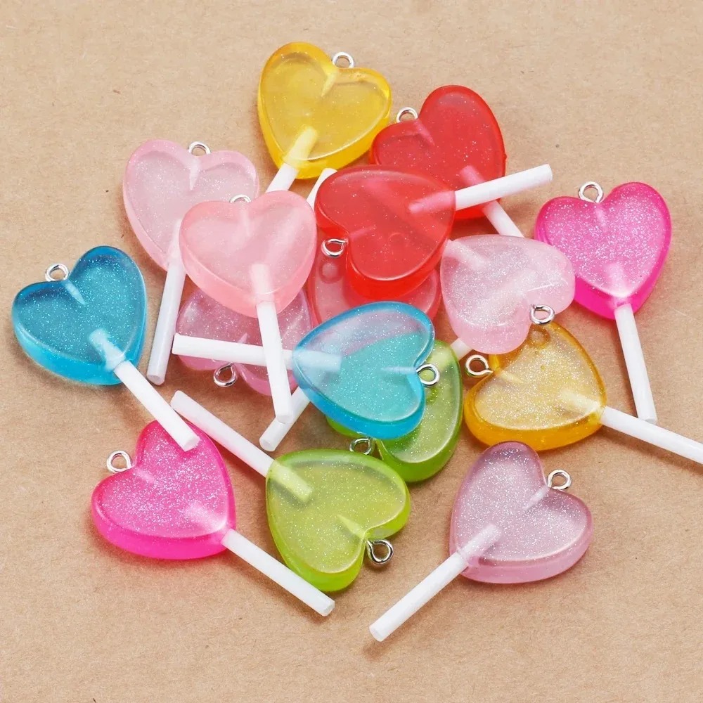 Resin Art Gift Ideas - 10 szt. uroczych błyszczących zawieszek w