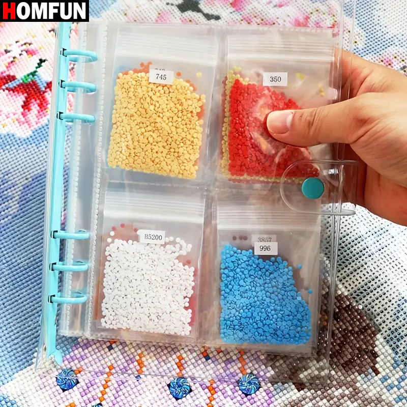 Resin Art Guide Book - HOMFUN 113 szt. Diamentowe malowanie książka