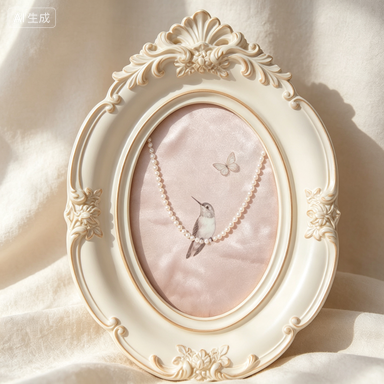 Resin Art Photo Frame - Francuska Vintage Ramka na Zdjęcia Ścienna