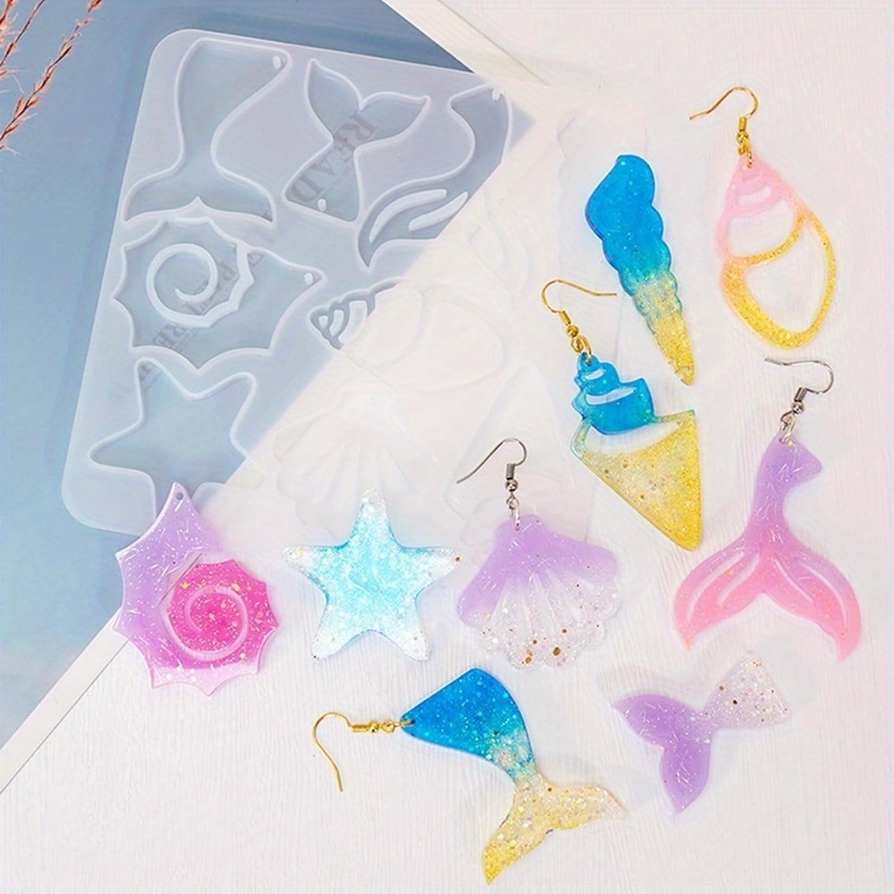 Zestaw foremek do kolczyków i  – Silicone Mold Ocean recenzja i cena