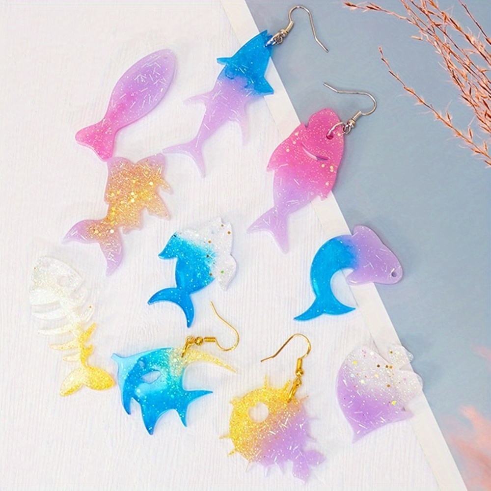 Zestaw foremek do kolczyków i  – Silicone Mold Ocean recenzja i cena