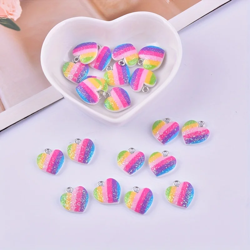 10 szt. Kolorowe zawieszki z ż – Resin Art Gift Ideas recenzja i cena