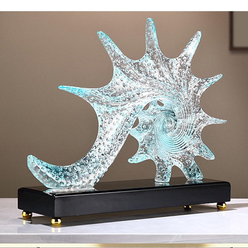 Lekka luksusowa rzeźba rozgwia – Resin Art Lamp recenzja i cena