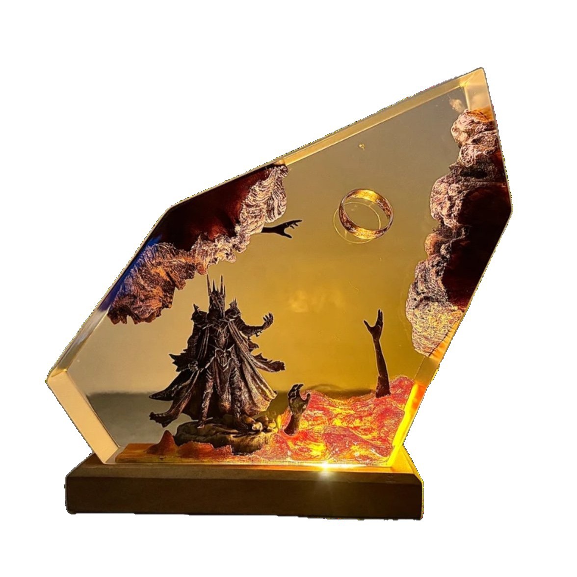 Lampa stołowa z żywicy z motyw – Resin Art Lamp recenzja i cena