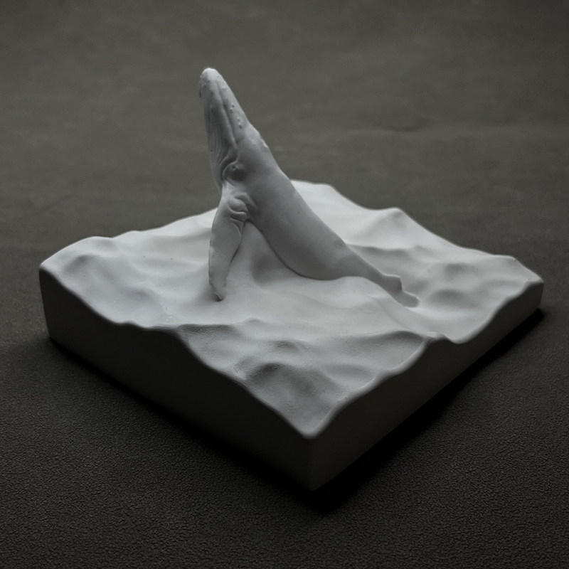 Statua wieloryba kłopotliwego, – Resin Art Ocean recenzja i cena