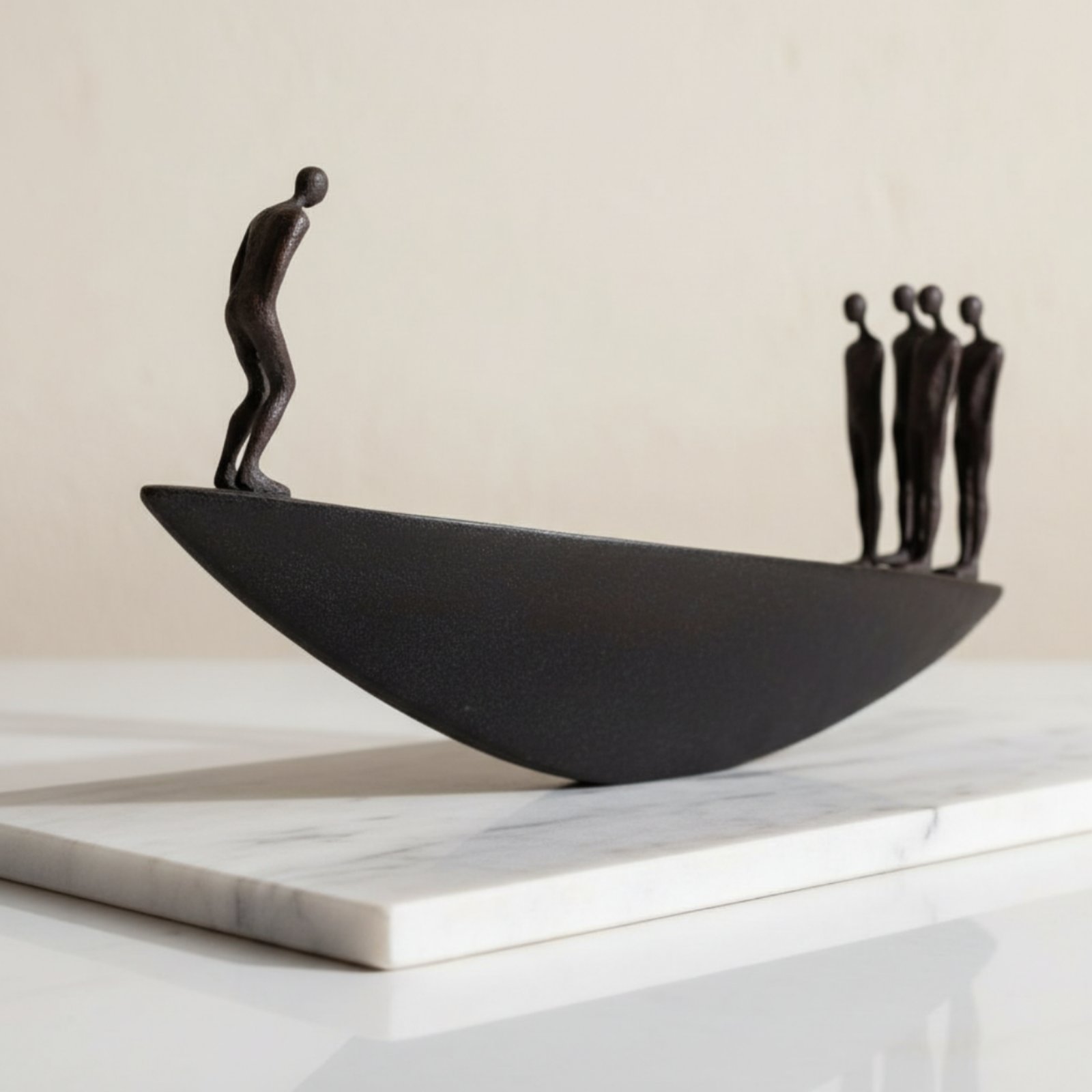 Nowoczesna statuetka żaglówki  – Resin Art And Design recenzja i cena