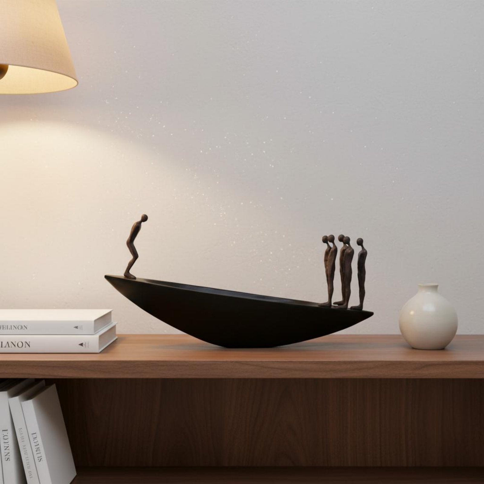 Nowoczesna statuetka żaglówki  – Resin Art And Design recenzja i cena