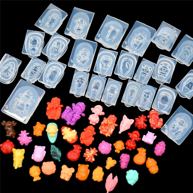 SNASAN 3D śliczne złote rybki  – Silicone Mold Ocean recenzja i cena