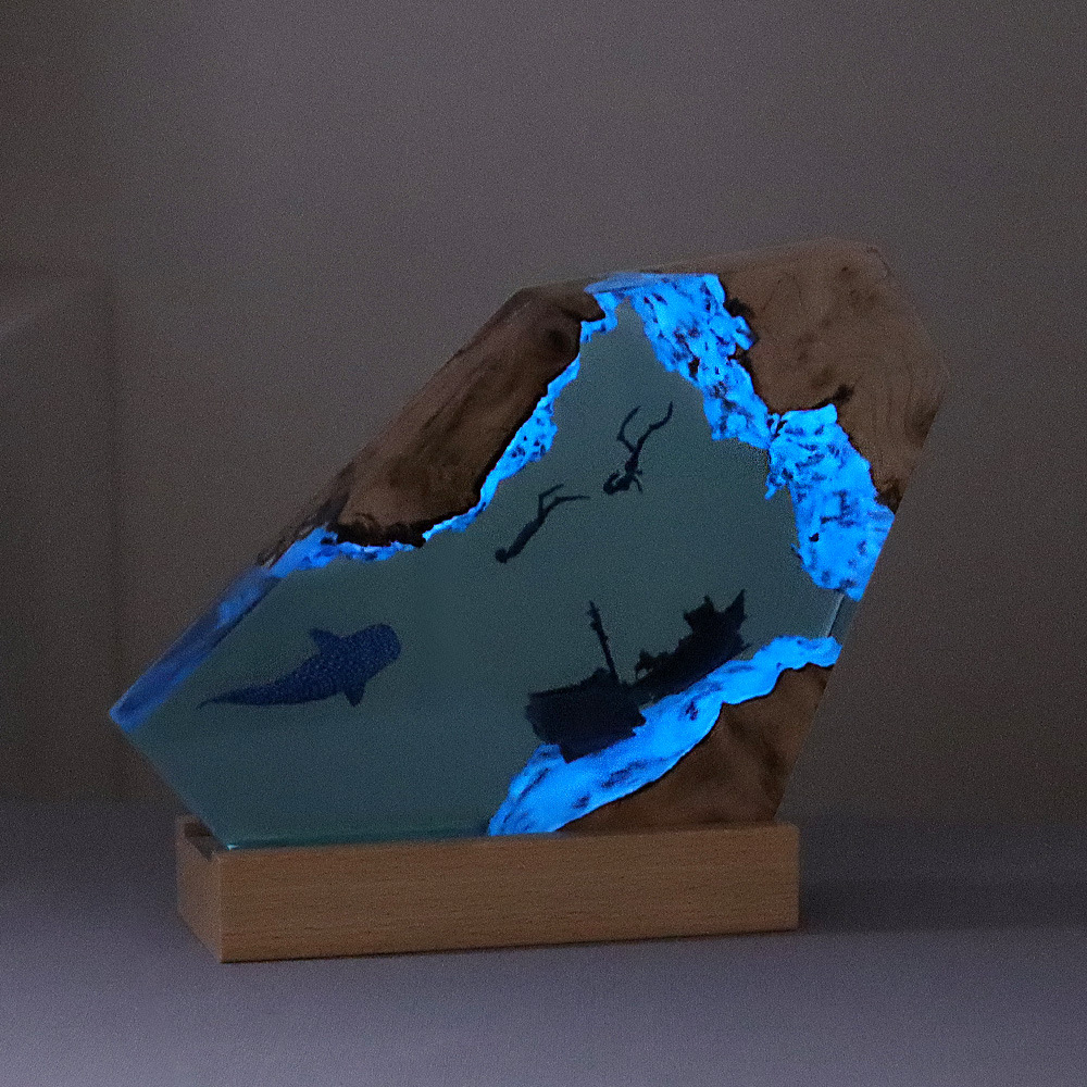 Nowa kreatywna dekoracja stołu – Resin Art Lamp recenzja i cena