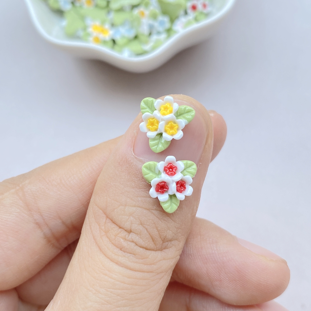 50Pcs Cute Mini Cartoon Flower – Resin Art And Design recenzja i cena