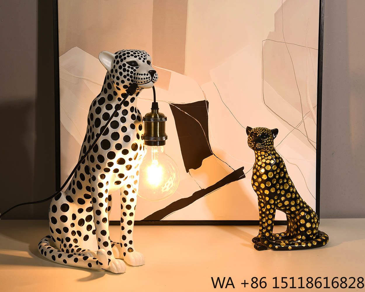 Nowoczesna rzeźba z żywicy prz – Resin Art Lamp recenzja i cena