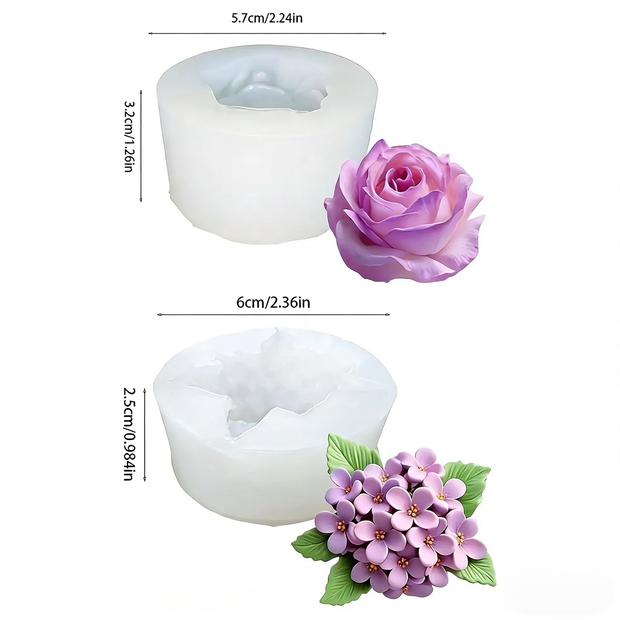 2 sztuki silikonowych form 3D  – Resin Art And Design recenzja i cena