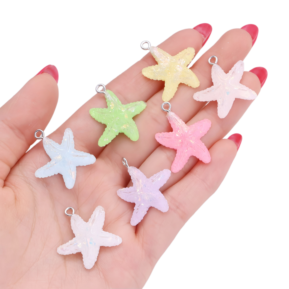 10 szt. Kolorowe żywiczne zawi – Resin Art Beach Theme recenzja i cena