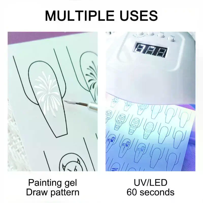 Papier do ćwiczeń zdobień pazn – Resin Art Guide Book recenzja i cena