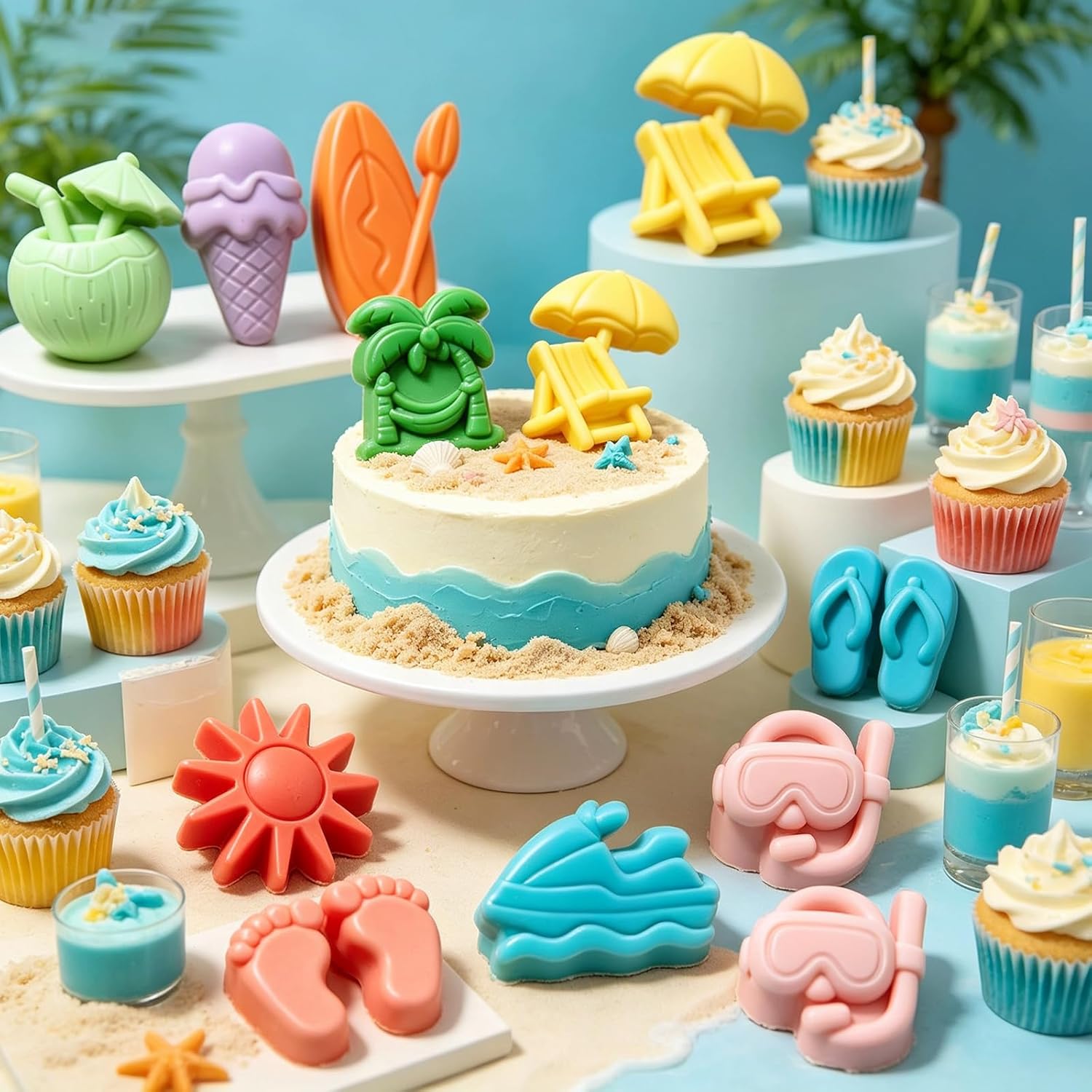 Letnie silikonowe formy plażow – Resin Art Beach Theme recenzja i cena